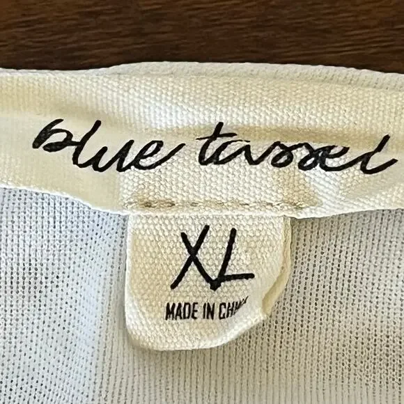 Blue Tassel Anthropologie White Floral Eyelet Lace Lined Cami Size XL - Picture 6 of 10